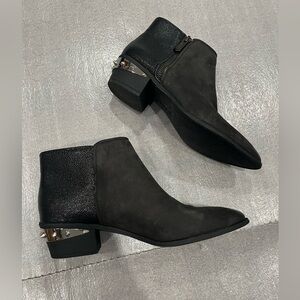 [8.5] Circus By Sam Edelman Boots WMN Holt Ankle Booties Heels Black Leather